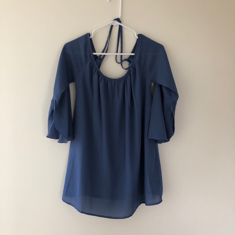 Off the shoulder shift dress